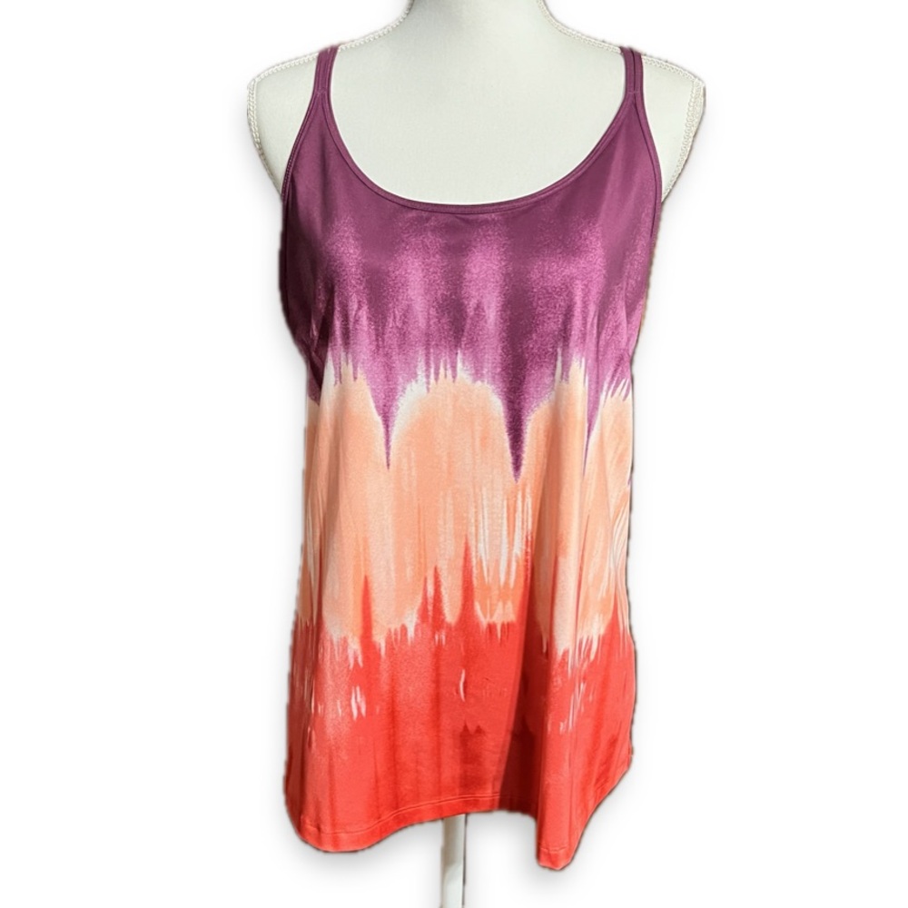 Anthropologie Tie Dye Athletic Graphic Tops Size XL